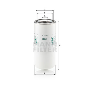 Фильтр масляный MANN-FILTER W 13 1453